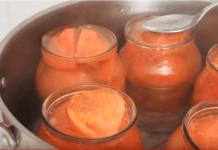 Рецепт вкусных помидоров с томатным соком из магазина в автоклаве